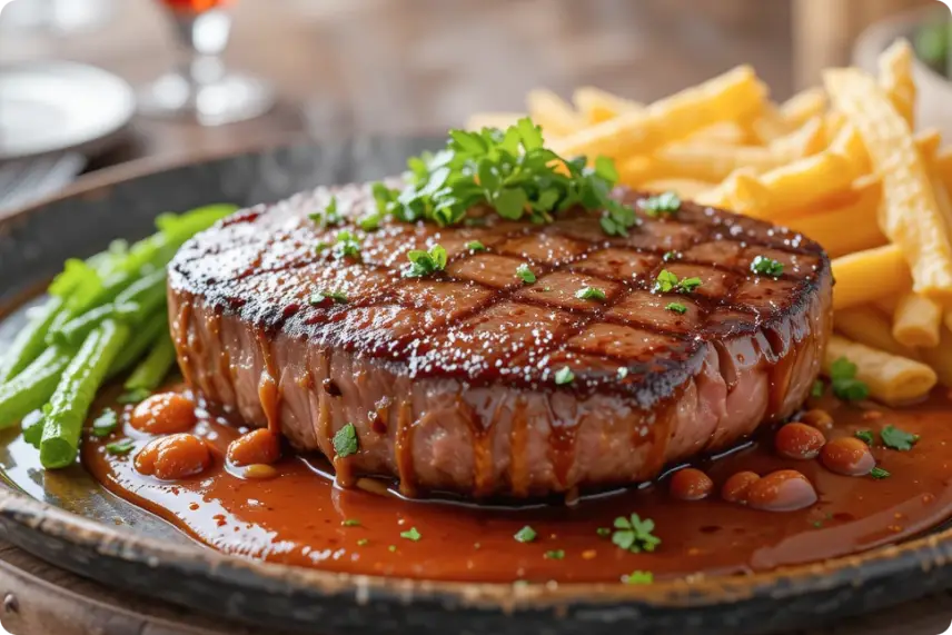 realistic style of ai food