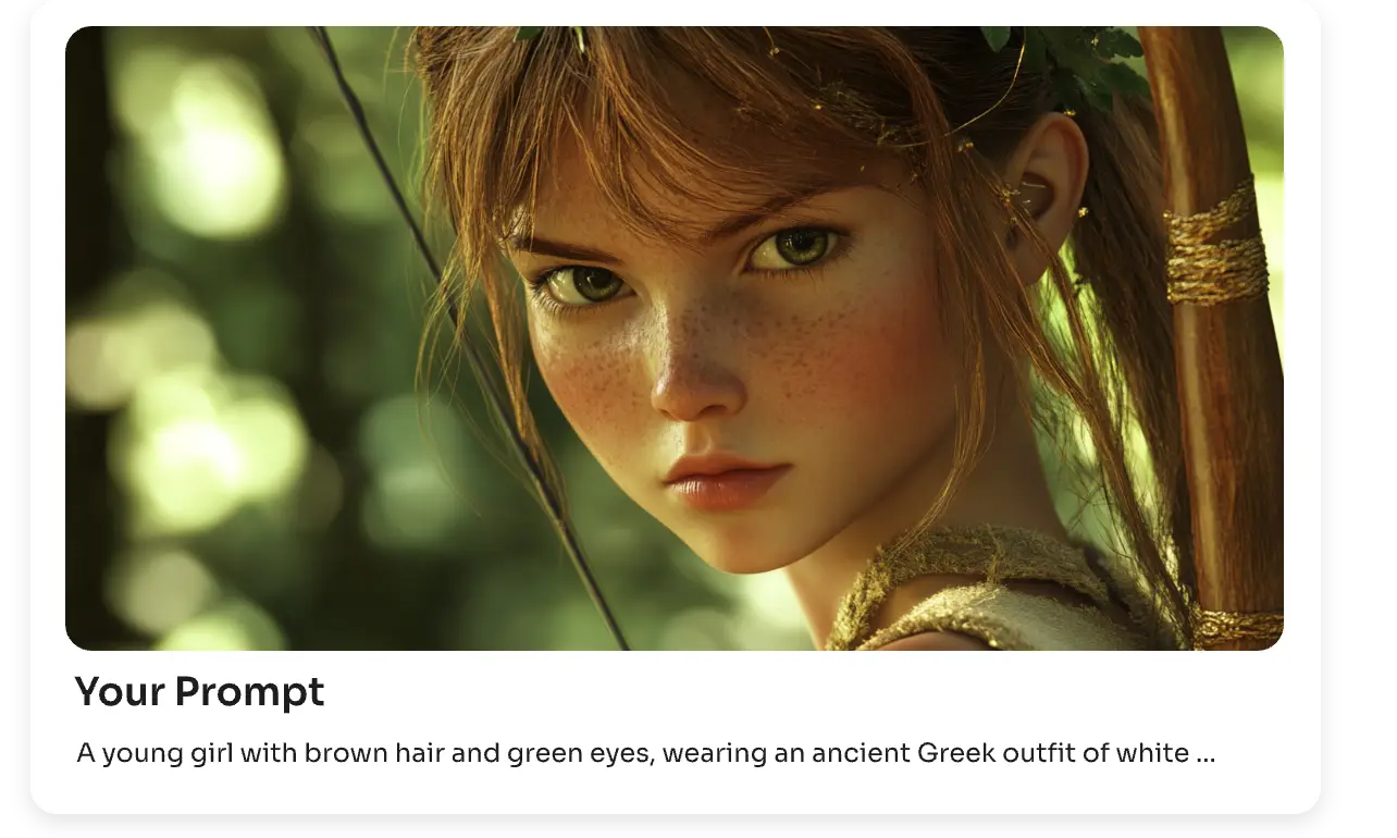 a 3d face generated image from text by ai ease