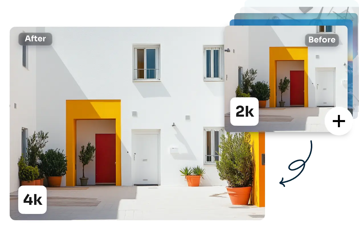batch upscale and enhance photos