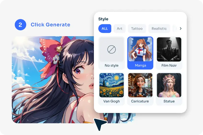 choose manga style