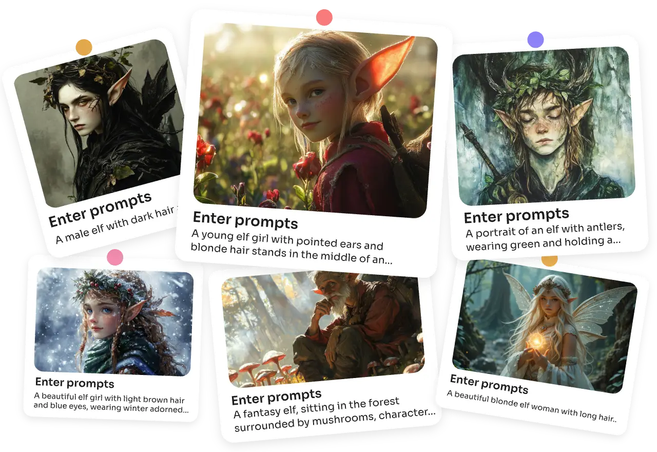 design one of a kind elf as your style
