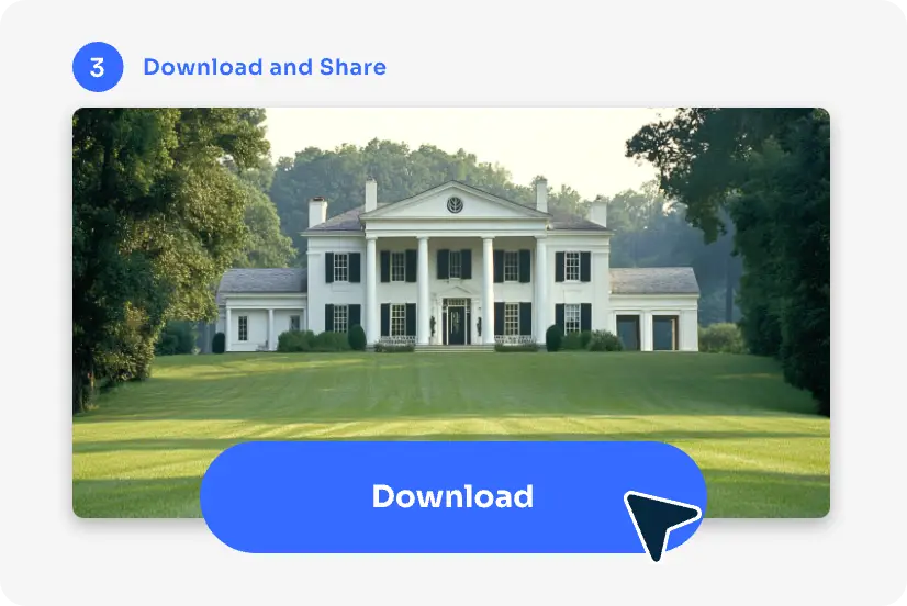 download the edited real estate photo