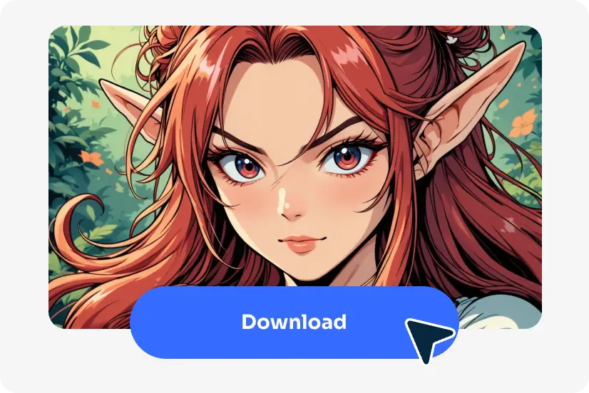 generate and download your ai elf