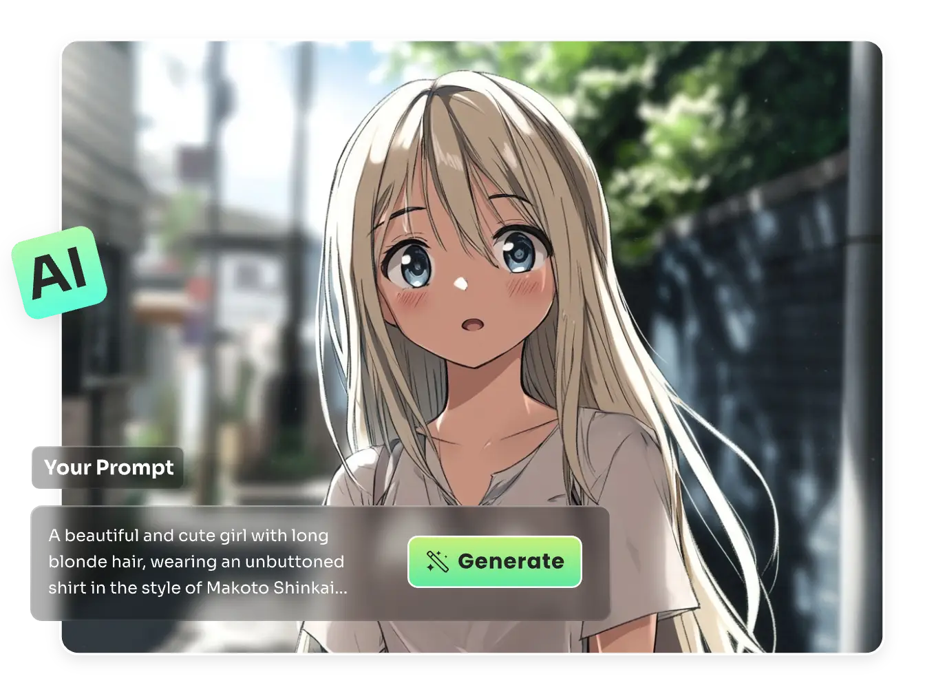 input your text to turn words into ai manga with ai ease