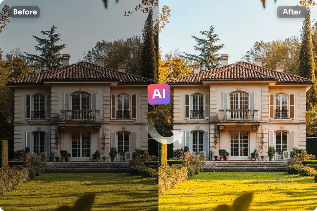 real estate photo editing with ai ease