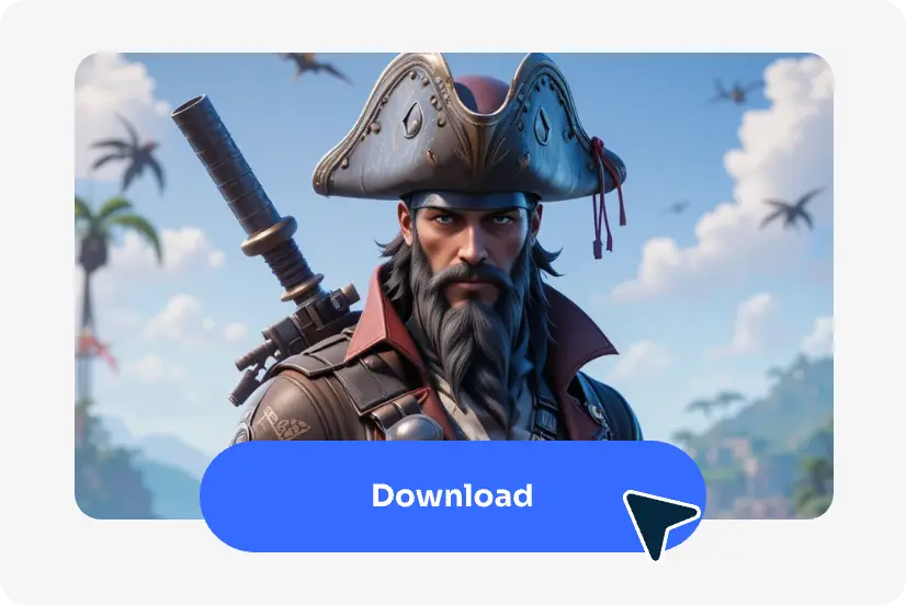 step 3 to use fortnite ai generator and download photo
