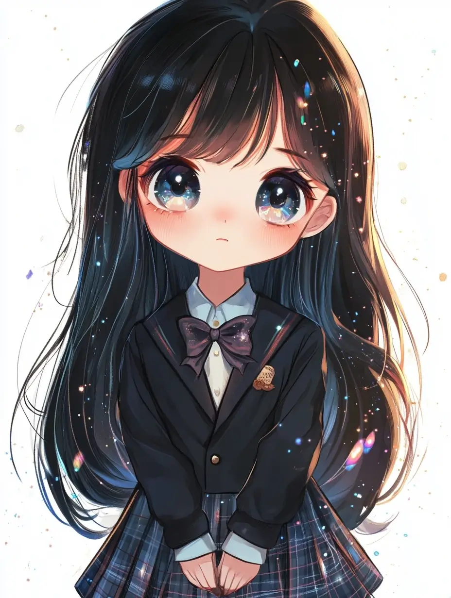 AI girlfriend in magical school uniform