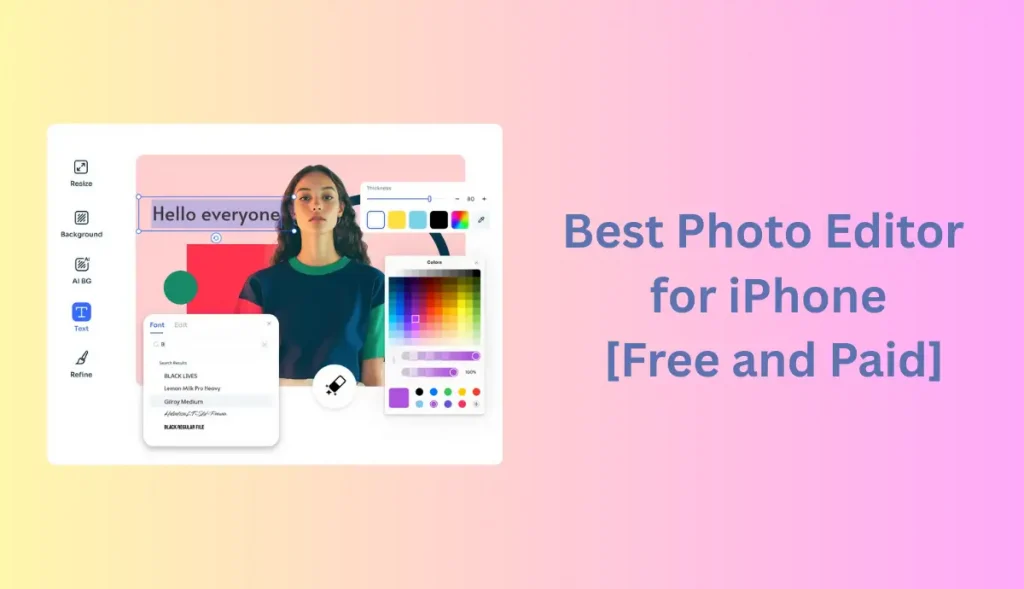 Best Photo Editor for iPhone