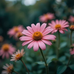 a flower picture with the blur background by close-up shot