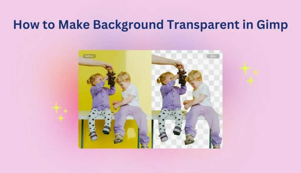 how to make background transparent in gimp