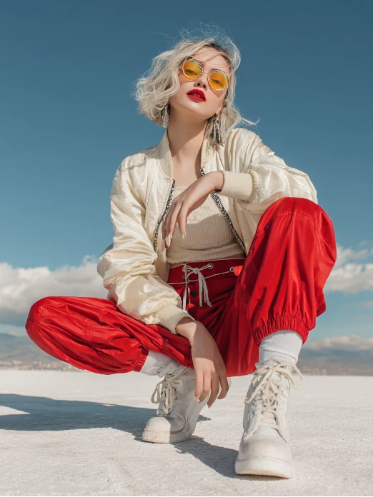 ai fashion model wearing seasonal outfit created with ai hot model generator